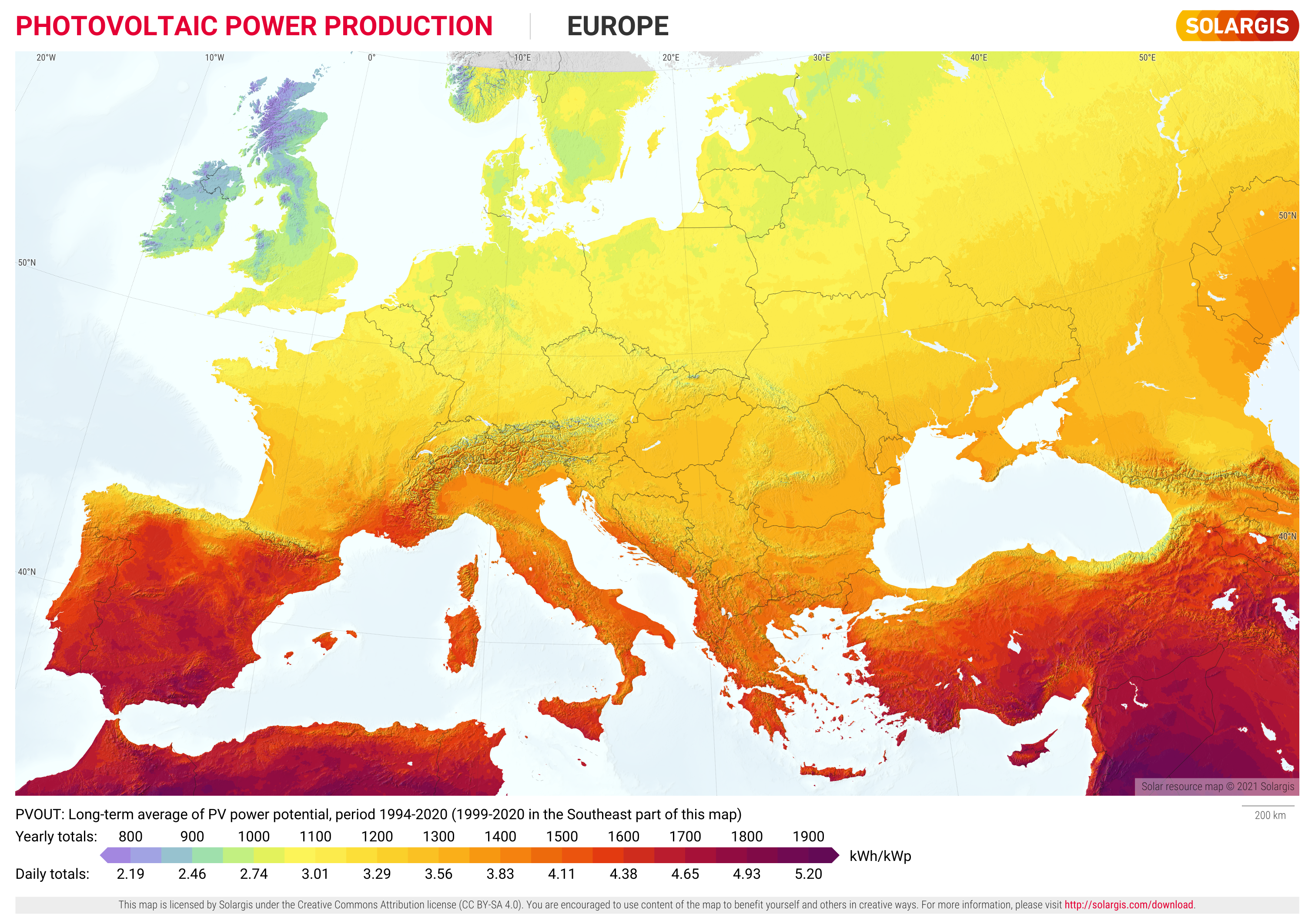 El mapa que evidencia el potencial solar de España de un solo vistazo ...